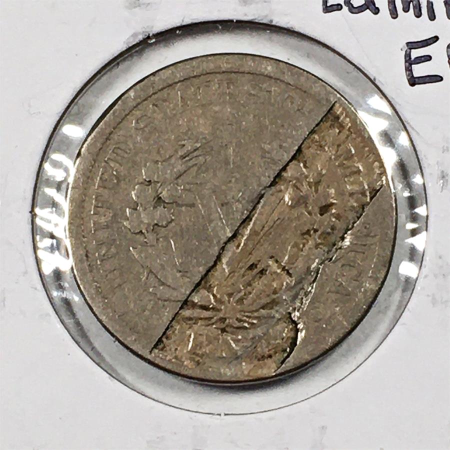 1890 Liberty Head Nickel with Major Lamination Error Property Room