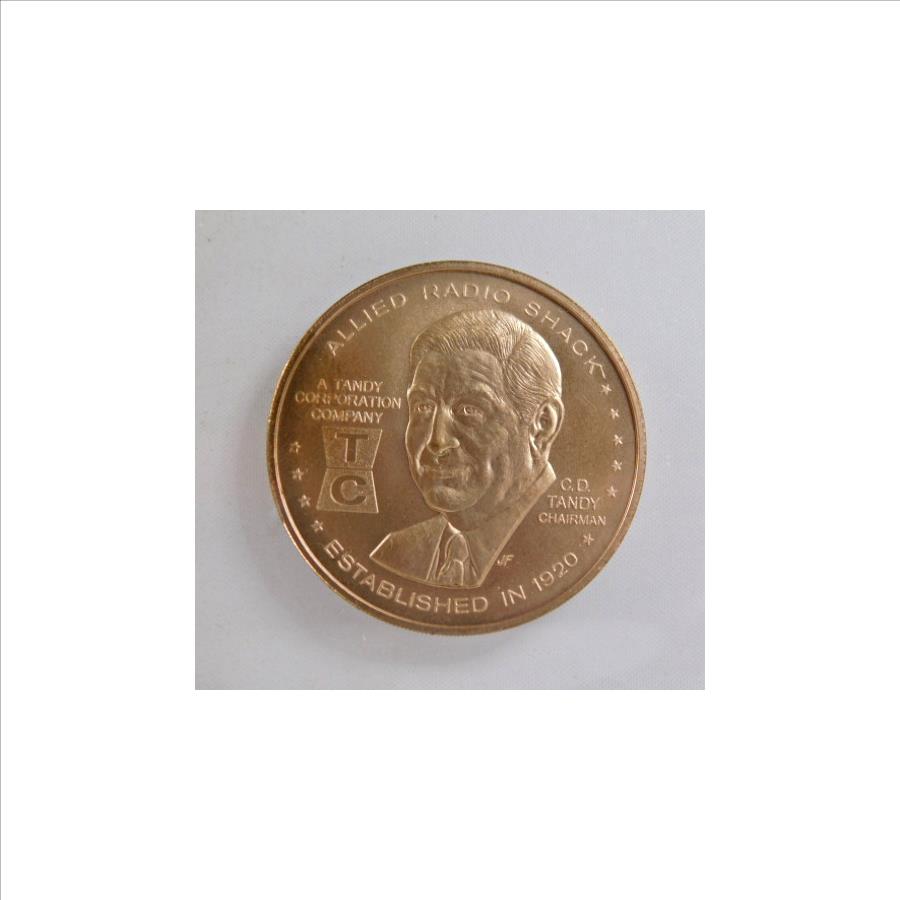 1971 Bronze Medallion Commemorating the 1000th Radio Shack Store