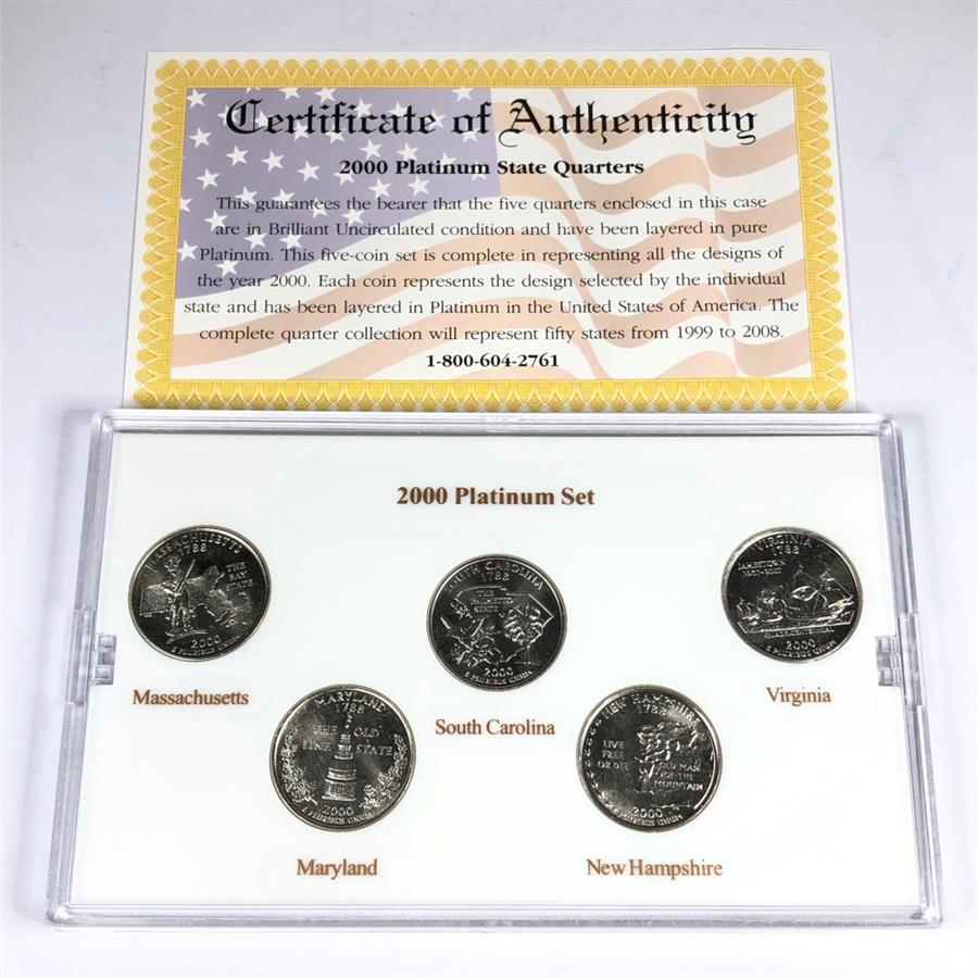 2000 Platinum Edition State Quarter Collection*In Original Packaging ...