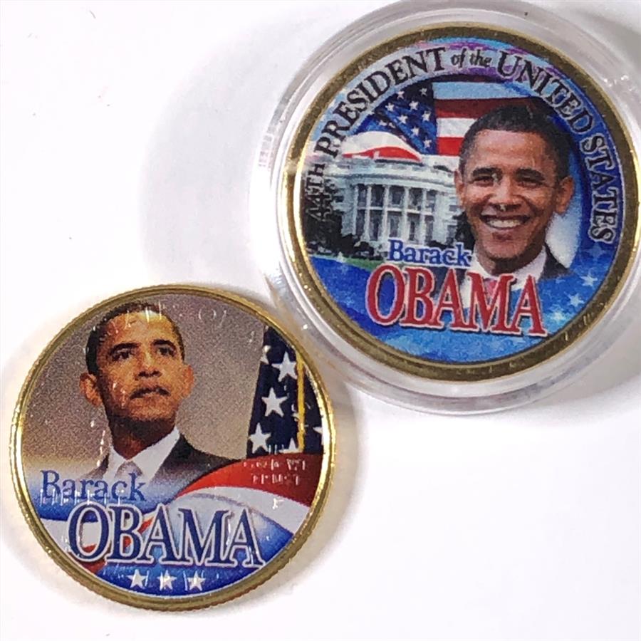 2003 24K Gold Layered Colorized State Quarter and Presidential $1 ...