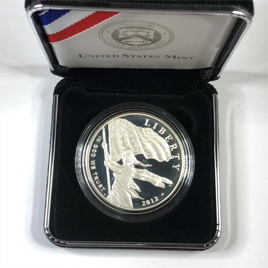 2012P Star Spangled Banner Commemorative Proof Silver Dollar*In