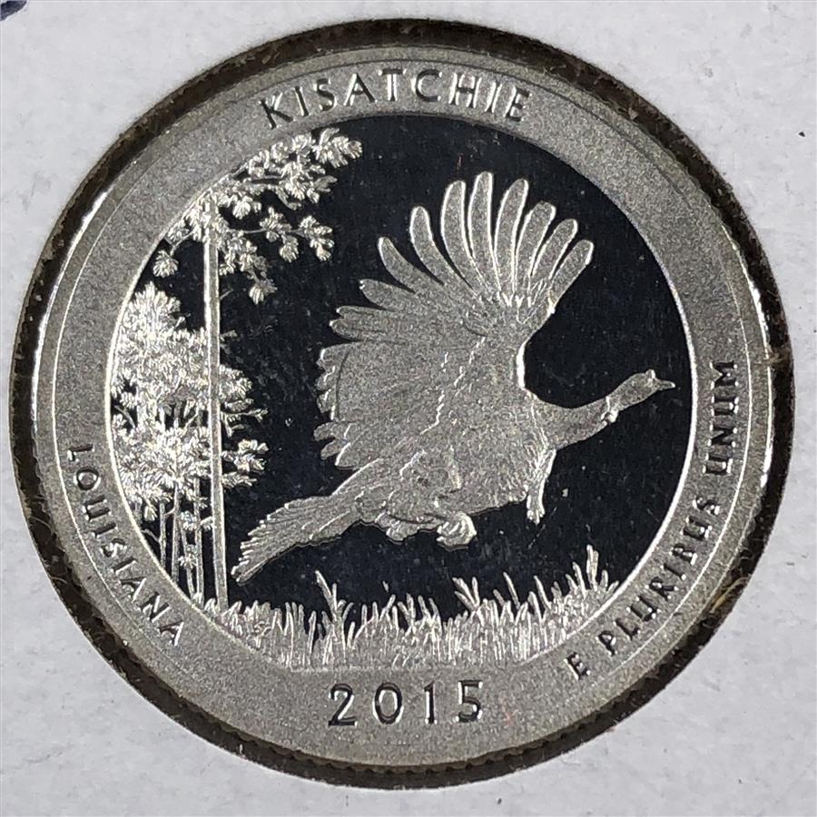 2015S Proof Silver Kisatchie Commemorative Quarter*DCAM Property Room