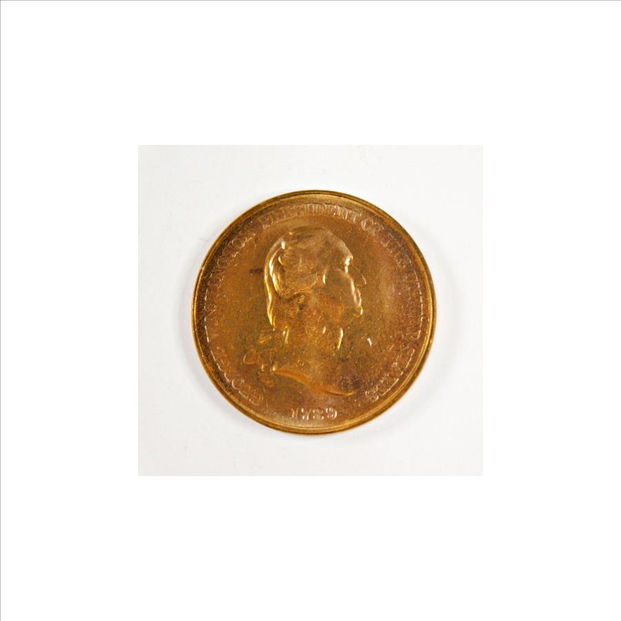 Bronze Washington Medallion*30mm Diameter Property Room