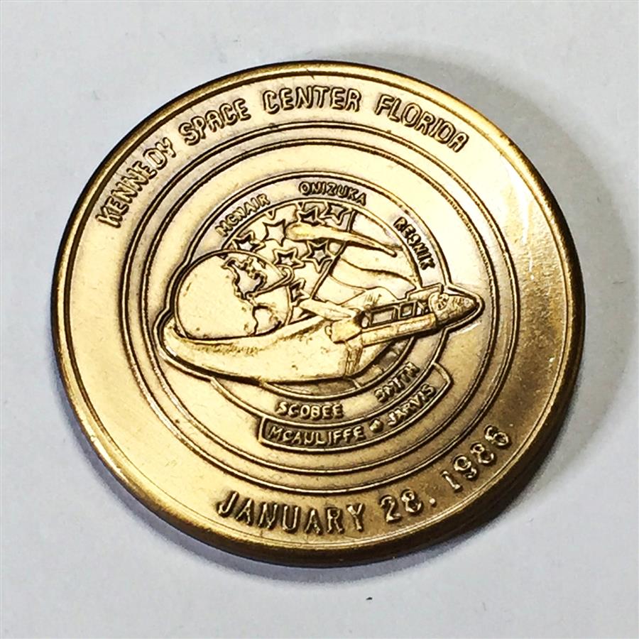 January 28, 1986 Bronze Medallion Commemorating Space Exploration*1.5