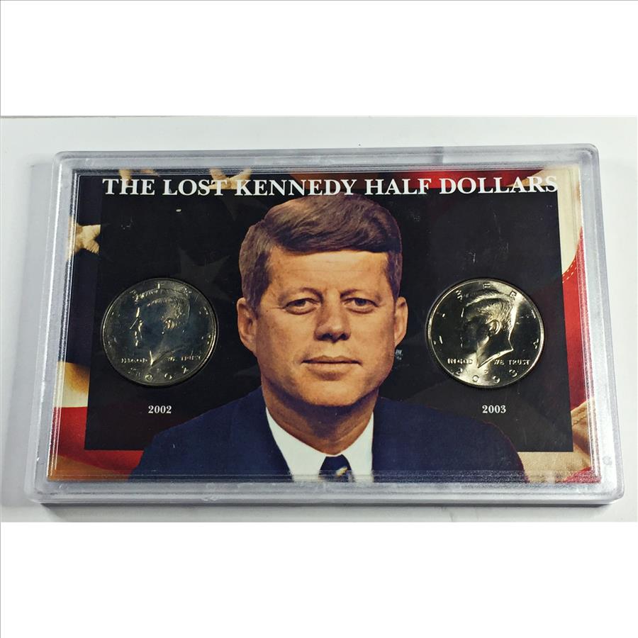 The Lost Kennedy Half Dollars 2002P and 2003D Kennedy Half Dollars