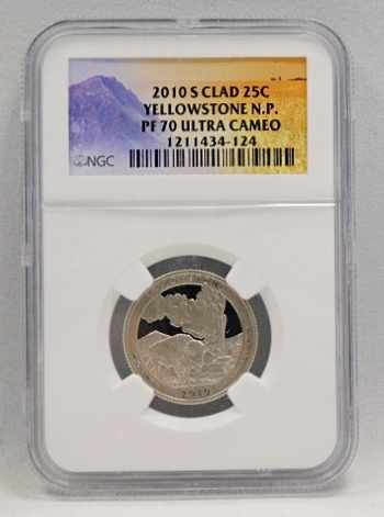2010 Proof Quarter Ultra Heavy Cameo 25 Cent Coin
