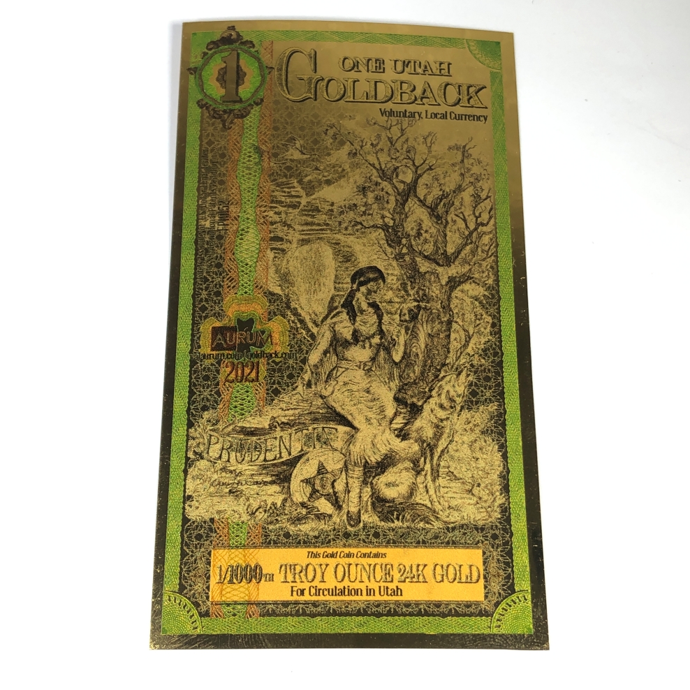Florida 2 Goldback Alpha Series - 2025 24KT Gold Foil Note (1