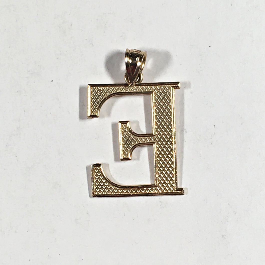 10K Gold Initial 