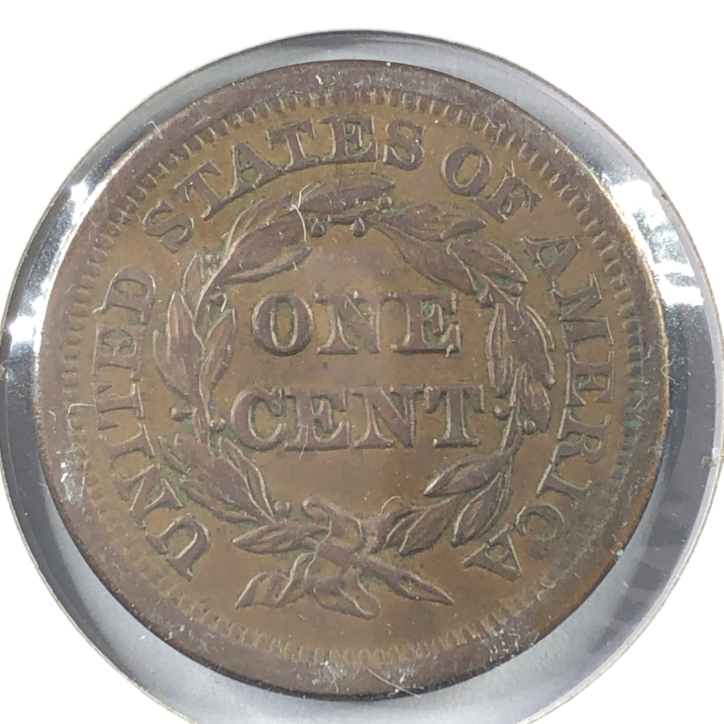 1853 Braided Hair Large Cent*LIBERTY Fully Visible*Nice Detail ...