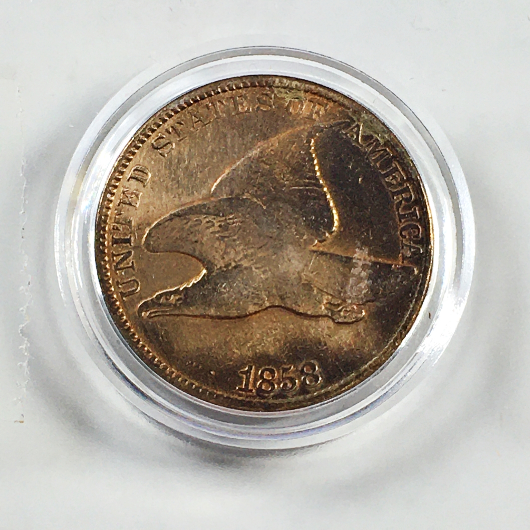 1858 Flying Eagle Cent*In Protective Holder | Property Room