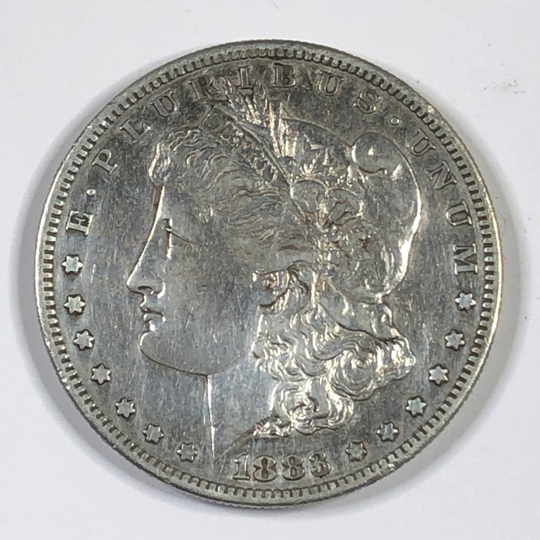 thumbnail interactive-video image 1 of 1880 S Uncirculated Morgan Silver Dollar – San Francisco Mint – Uncertified 1 of 6