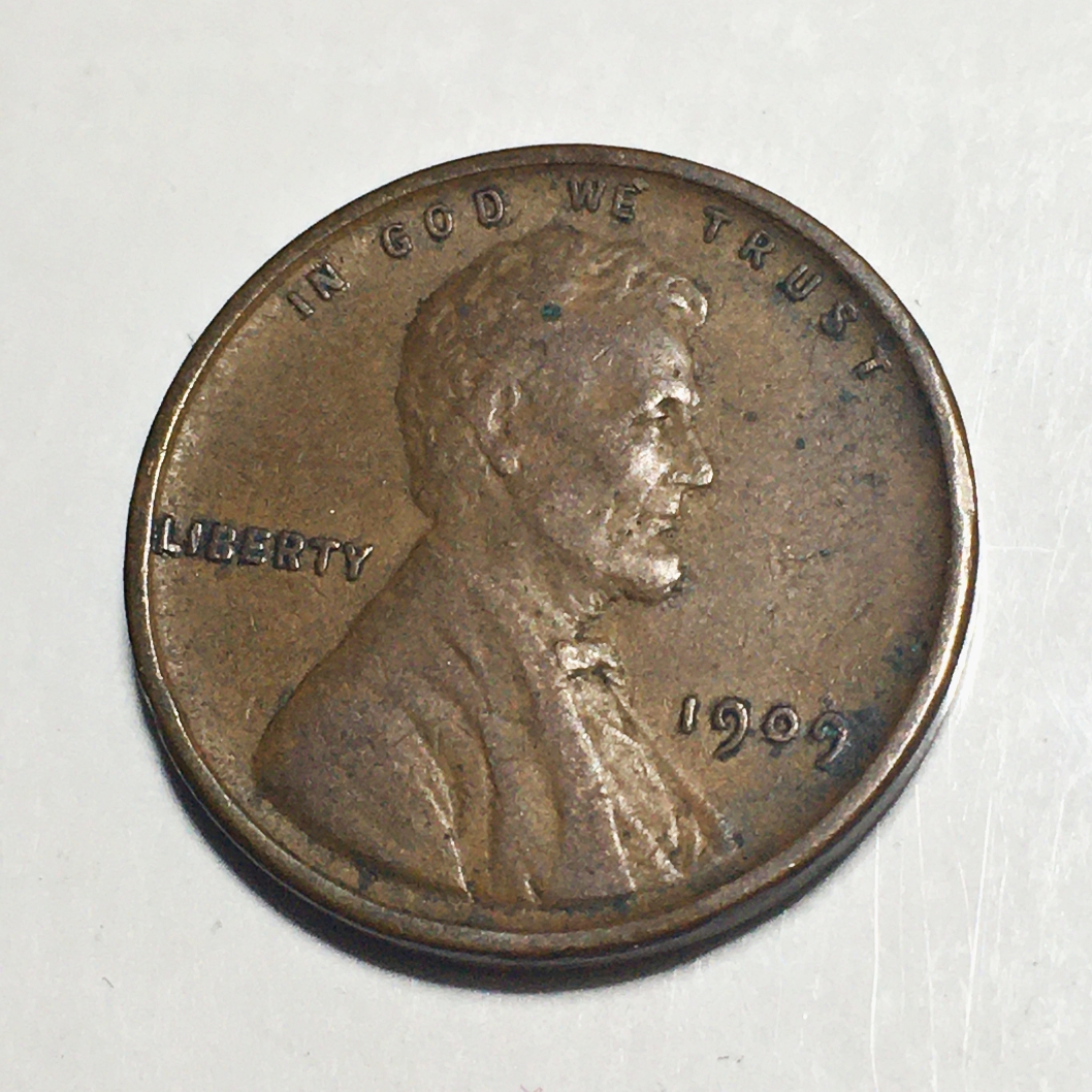 1909 VDB Lincoln Head Wheat Cent*Only Year of Issue | Property Room