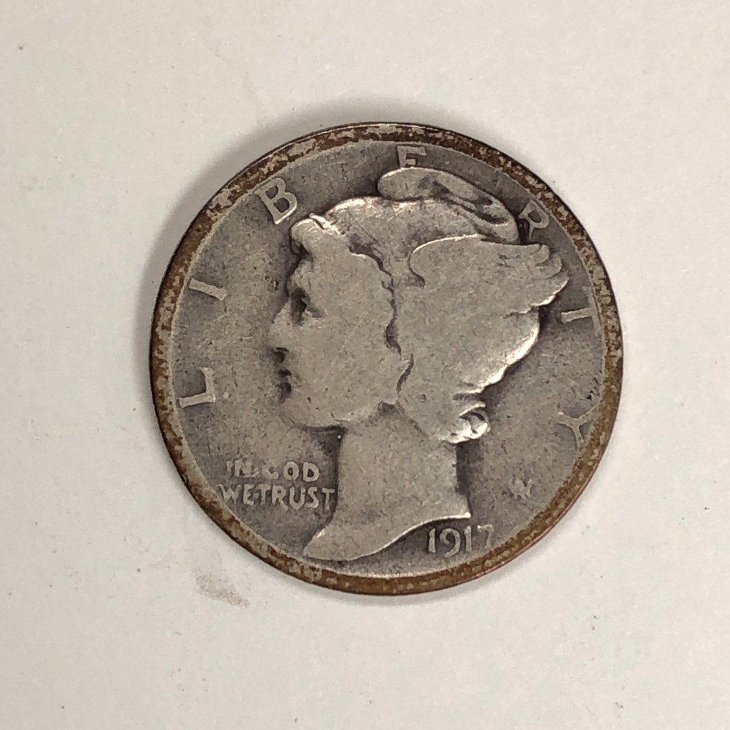 1917 Silver Mercury Dime *Complete your Set | Property Room