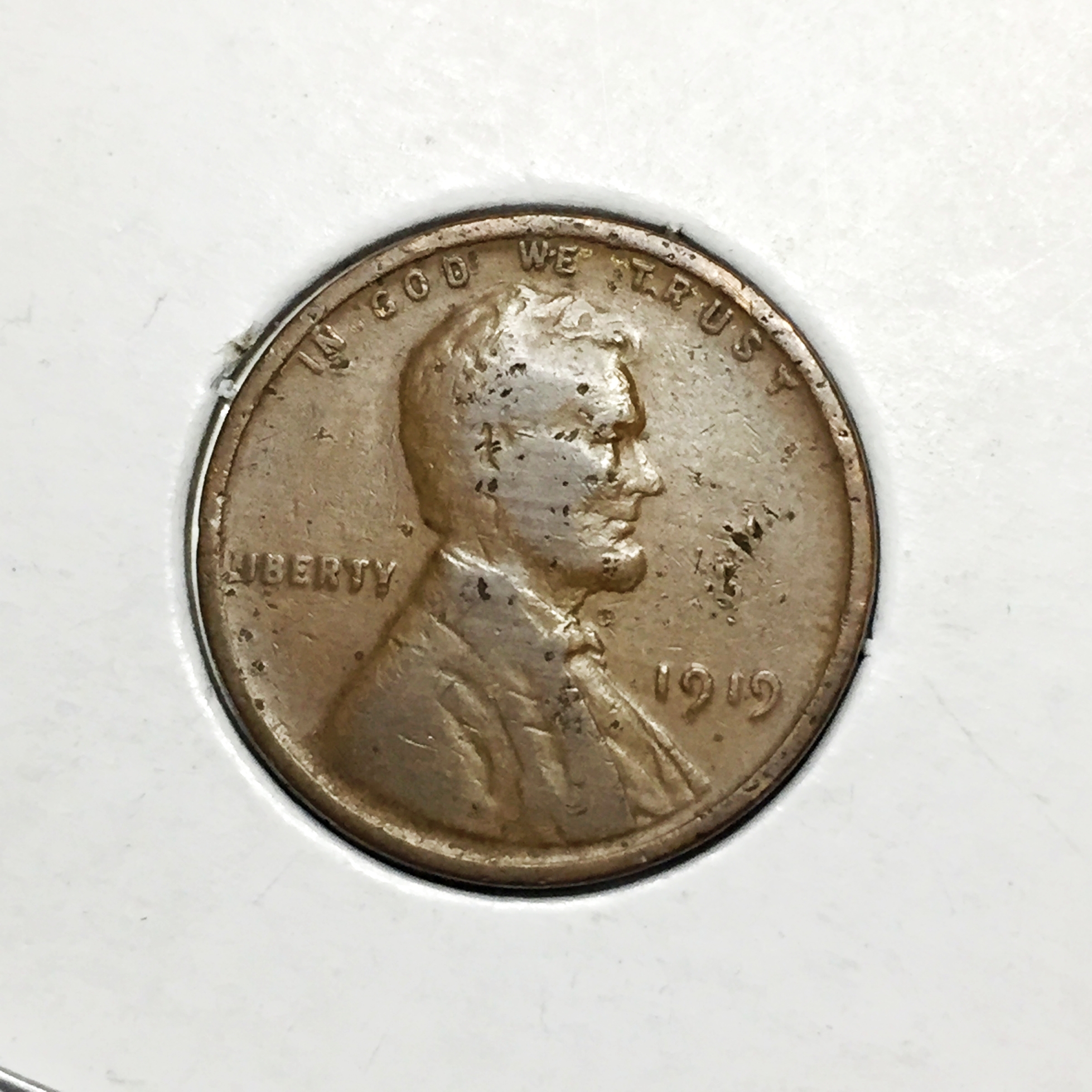 1919 Lincoln Head Wheat Cent | Property Room