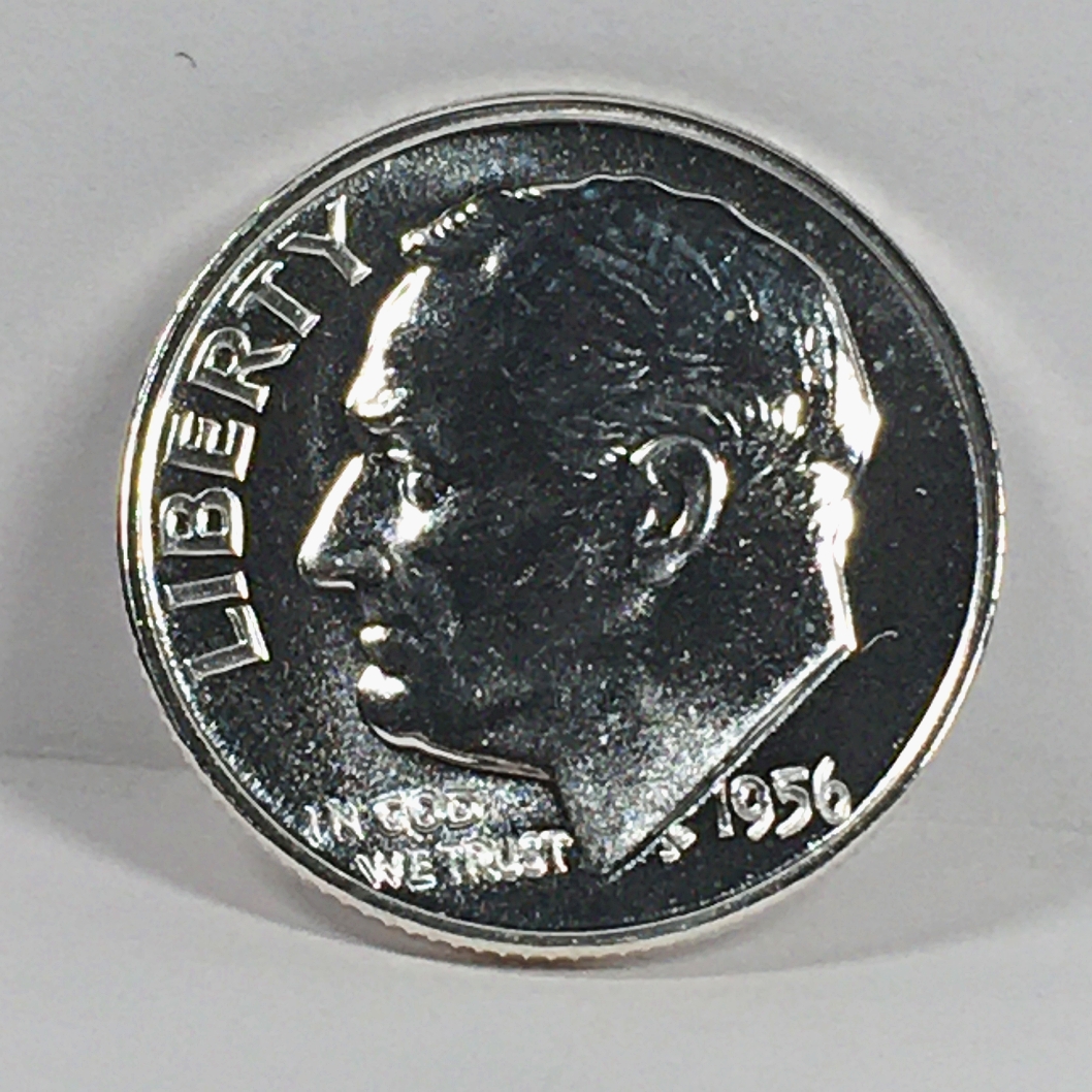 1956 Silver Roosevelt Dime Property Room