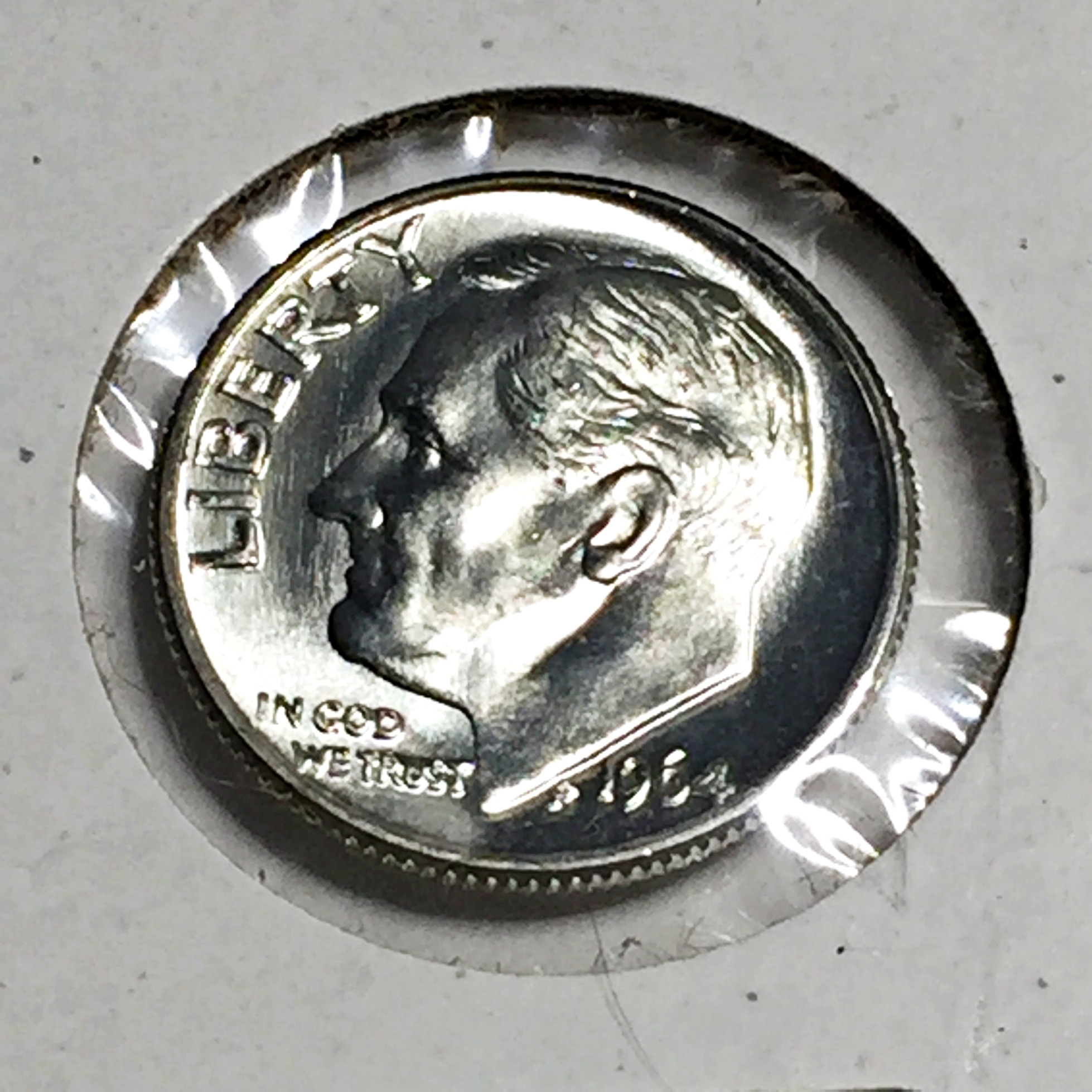 1964 Silver Roosevelt Dime*High Grade with Nice Luster | Property Room