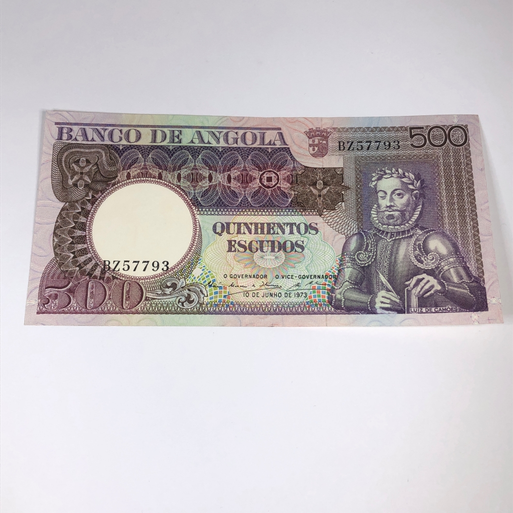 Angola Notes 1973 Angola 50 Escudos Bank Note*Crisp Uncirculated | Property Room
