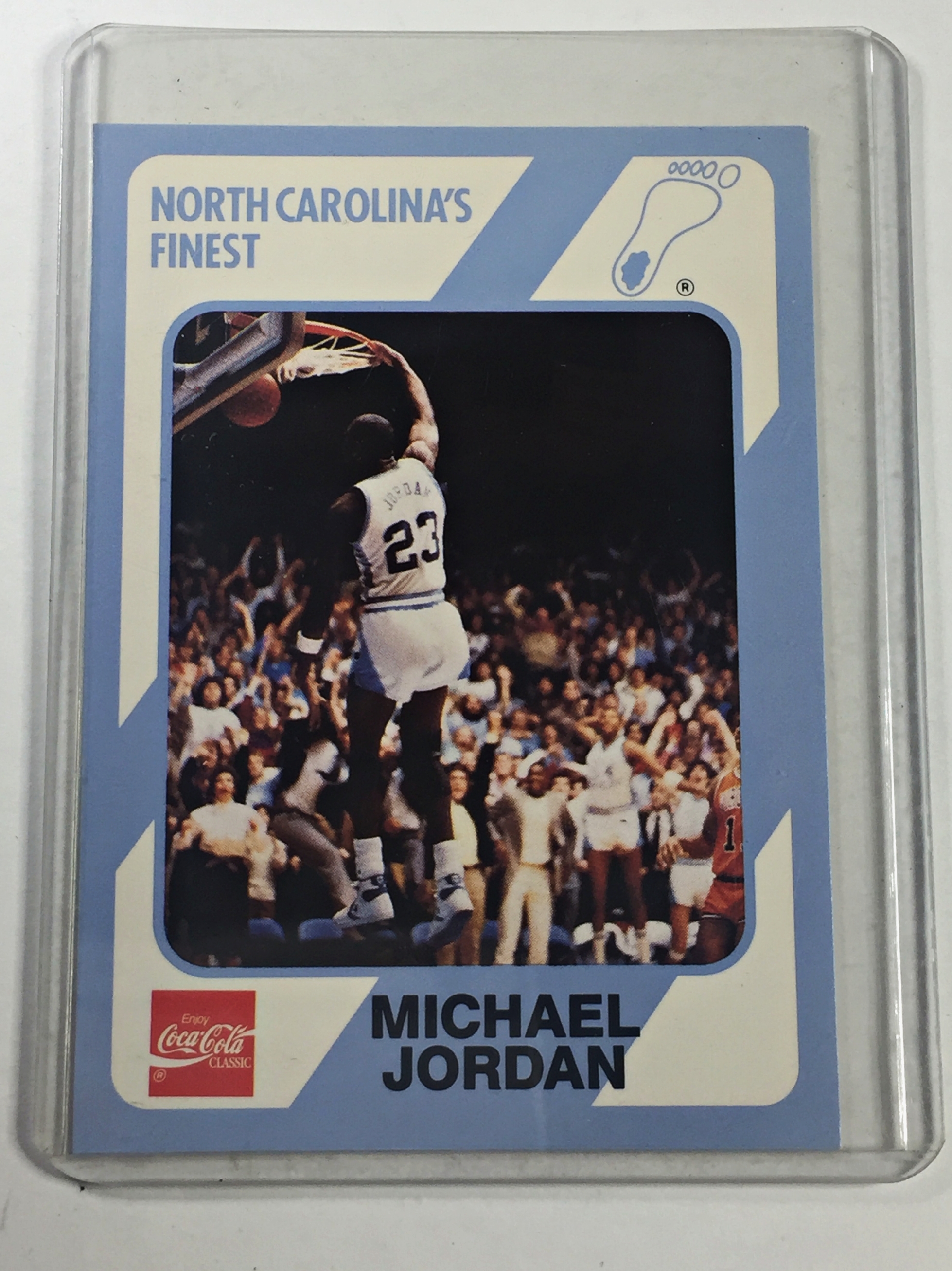 1989 MICHAEL JORDAN Trading Card*North Carolina Collegiate Collection ...