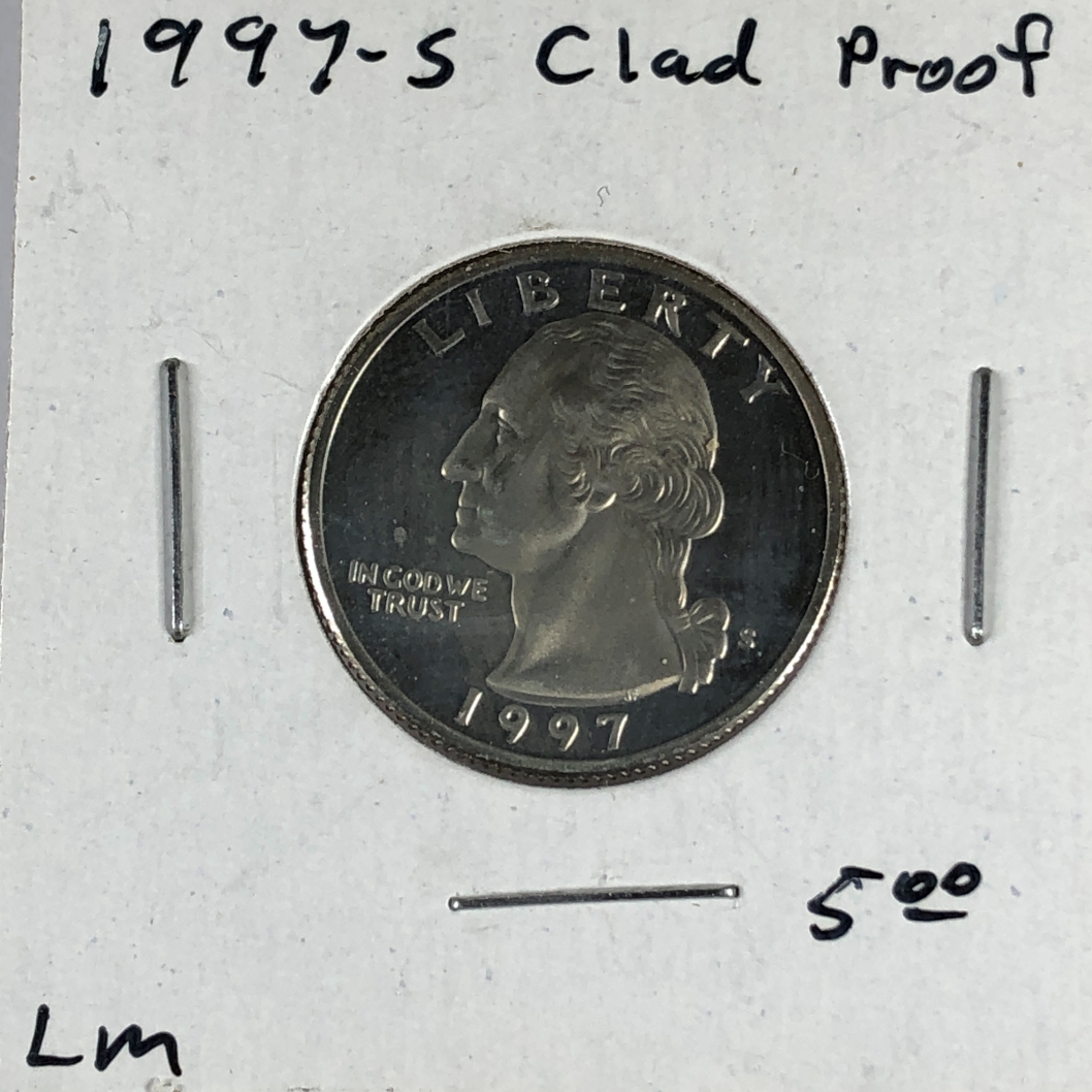 1997-S Proof Washington Quarter*Deep Cameo