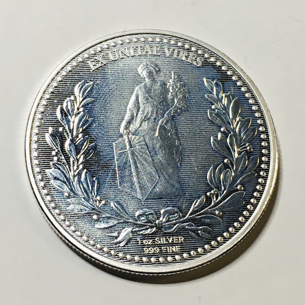 1oz .999 Fine Silver Round John Wick Commemorative *Ex Unitae Vires*Ens