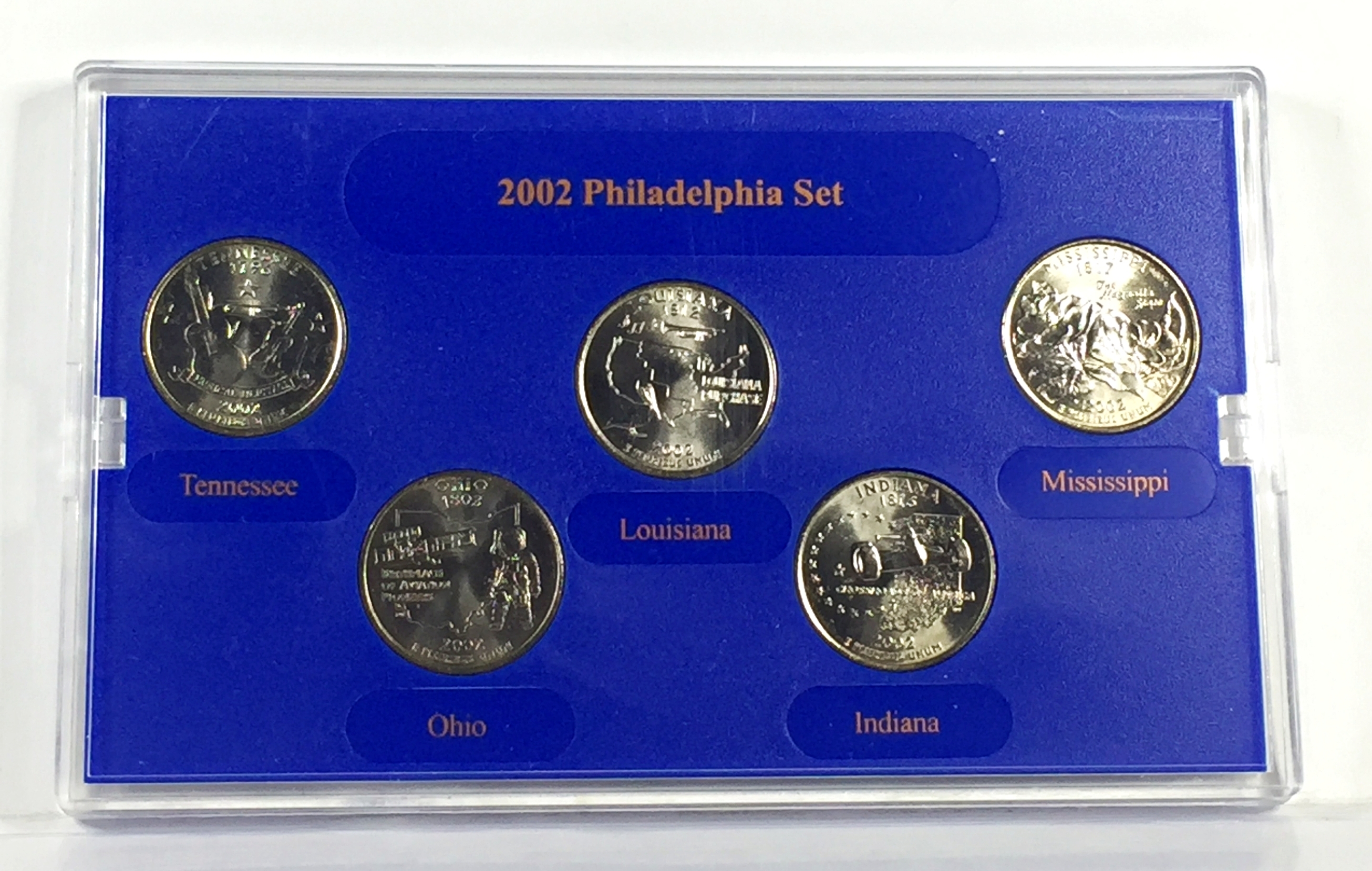 2002 Philadelphia Mint Edition State Commemorative Quarter Collection ...