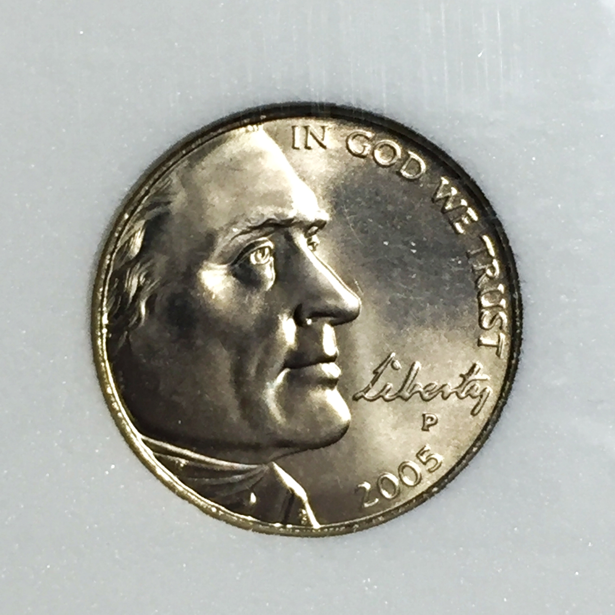 2005-P (type 1) American Bison Commemorative Jefferson Nickel*Graded ...