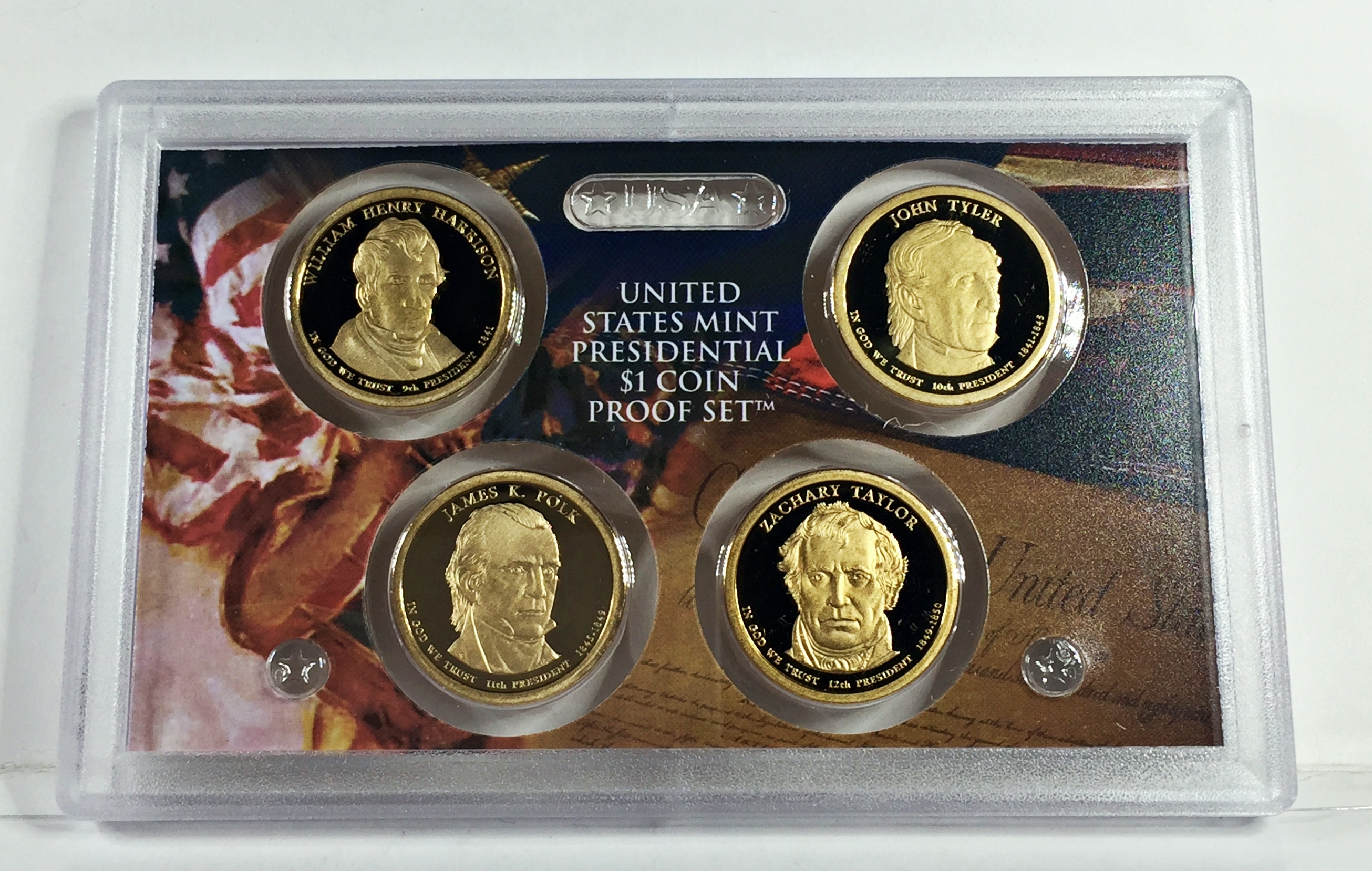 2009 United State Mint Presidential $1 Four Coin Proof Set*In Original ...