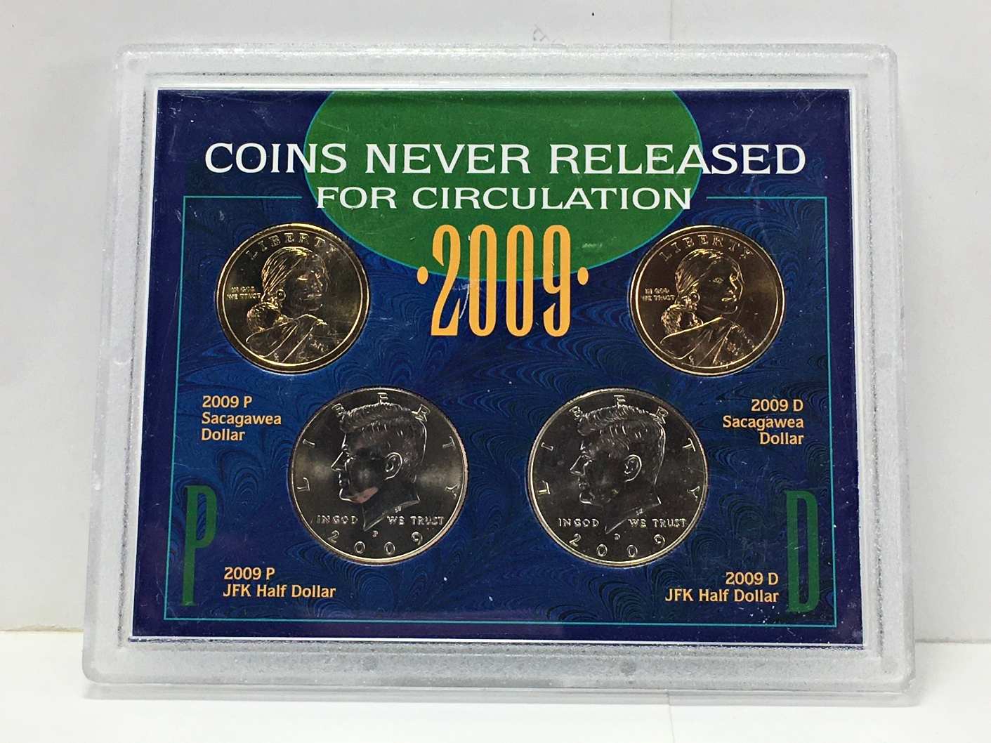 2009P & D Coins Never Released For Circulation Native American