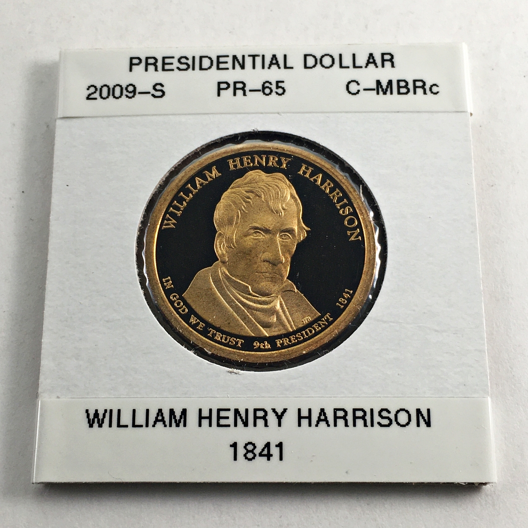 2009S William Henry Harrison Presidential Commemorative Proof Dollar