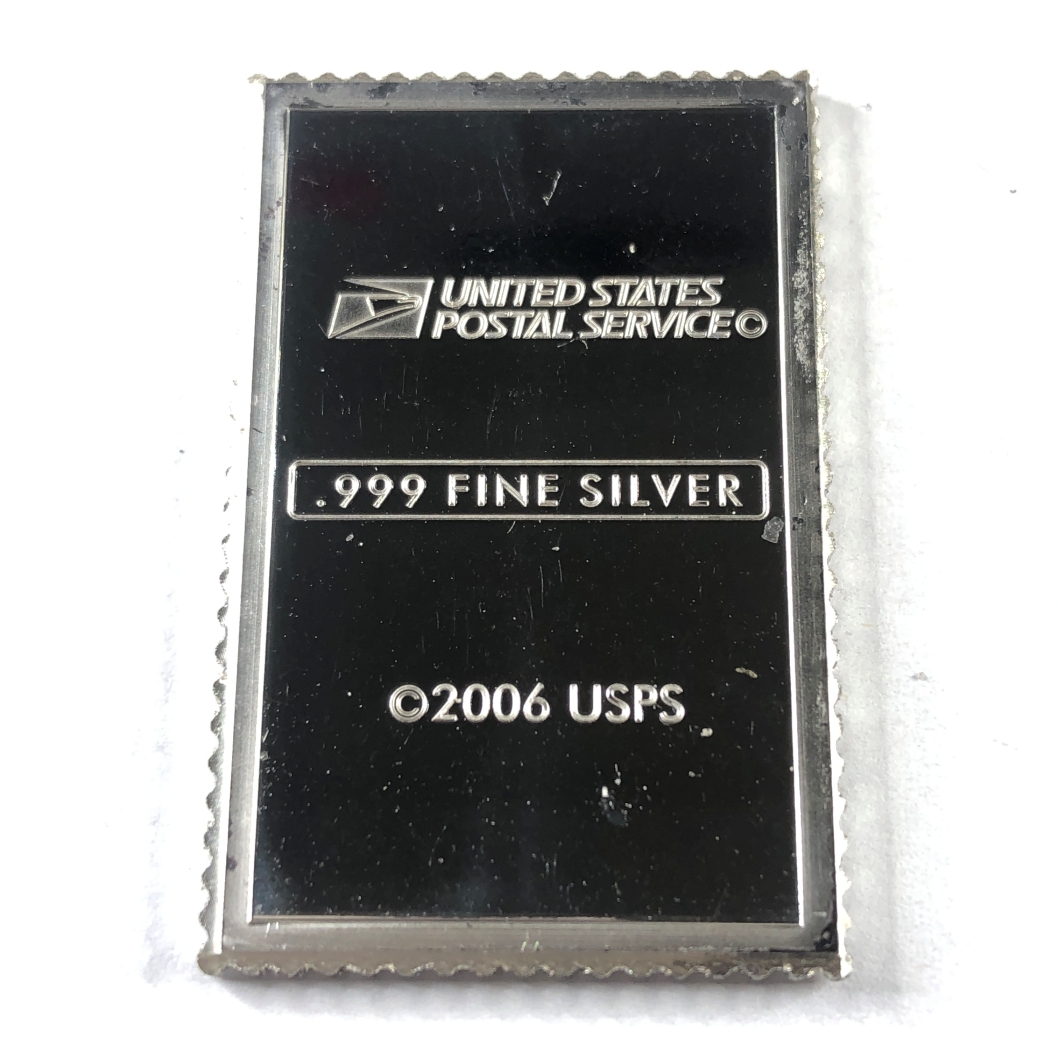 .75 Troy Ounces .999 Fine Silver 37c Postage Stamp Commemorative