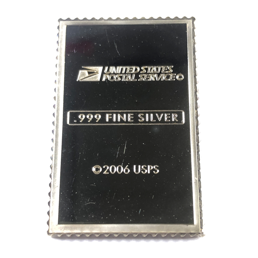 .75 Troy Ounces .999 Fine Silver 37c Postage Stamp Commemorative