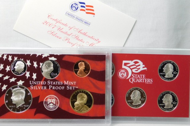 2007 United States Mint Silver Proof Set - 7 SILVER Coins - 10 of 14