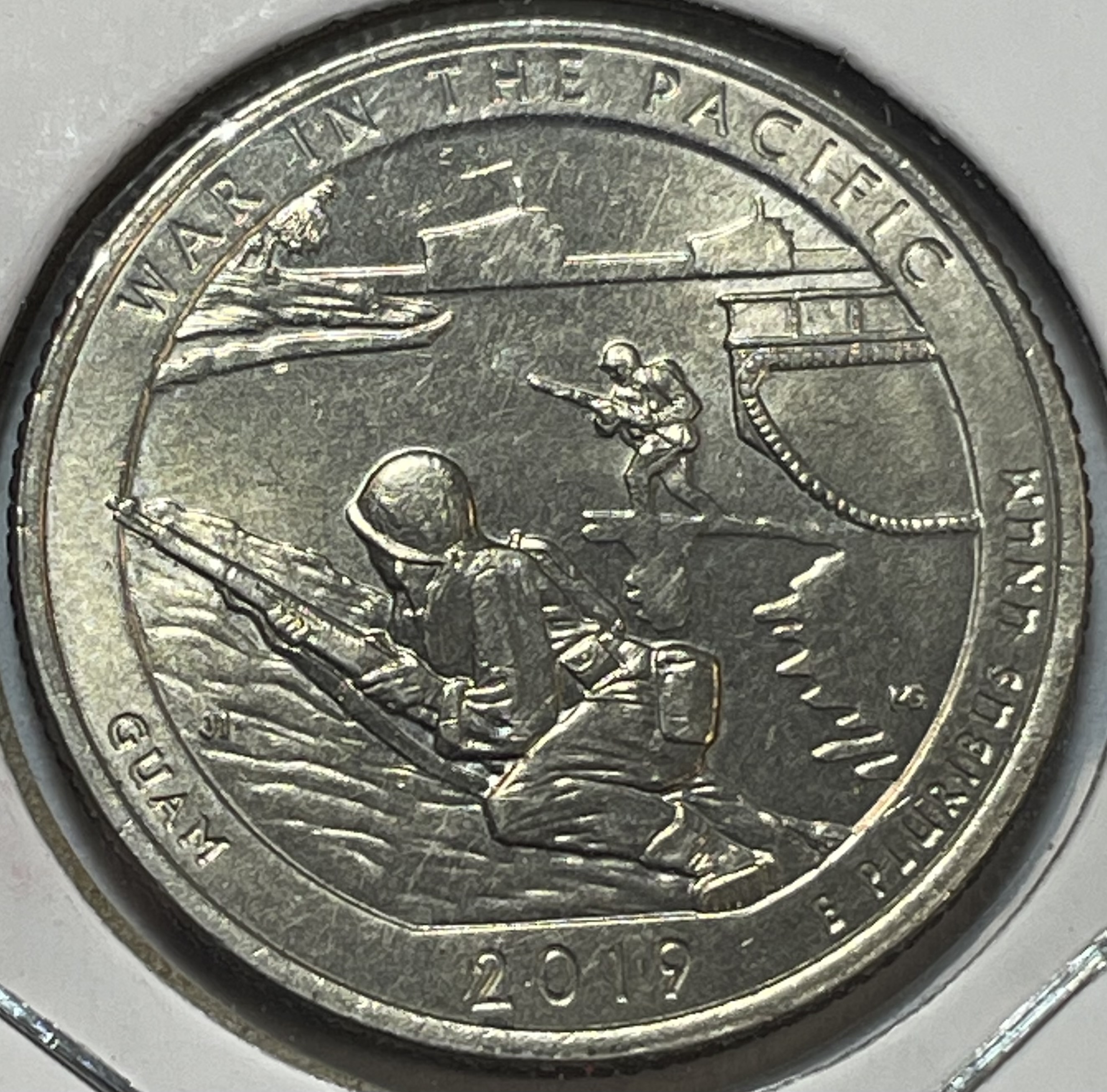 War In The Pacific Quarter Value RARE 2019-W War in the Pacific West Point Minted Quarter | Property Room