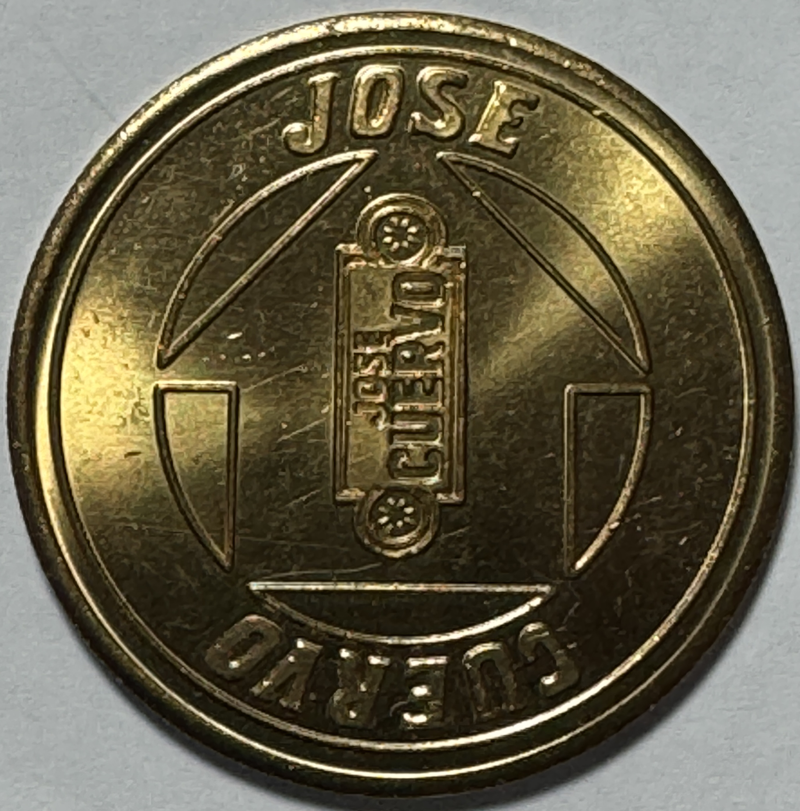 Vintage 1977 Jose Cuervo Tequila Commemorative Brass Spinner Token ...
