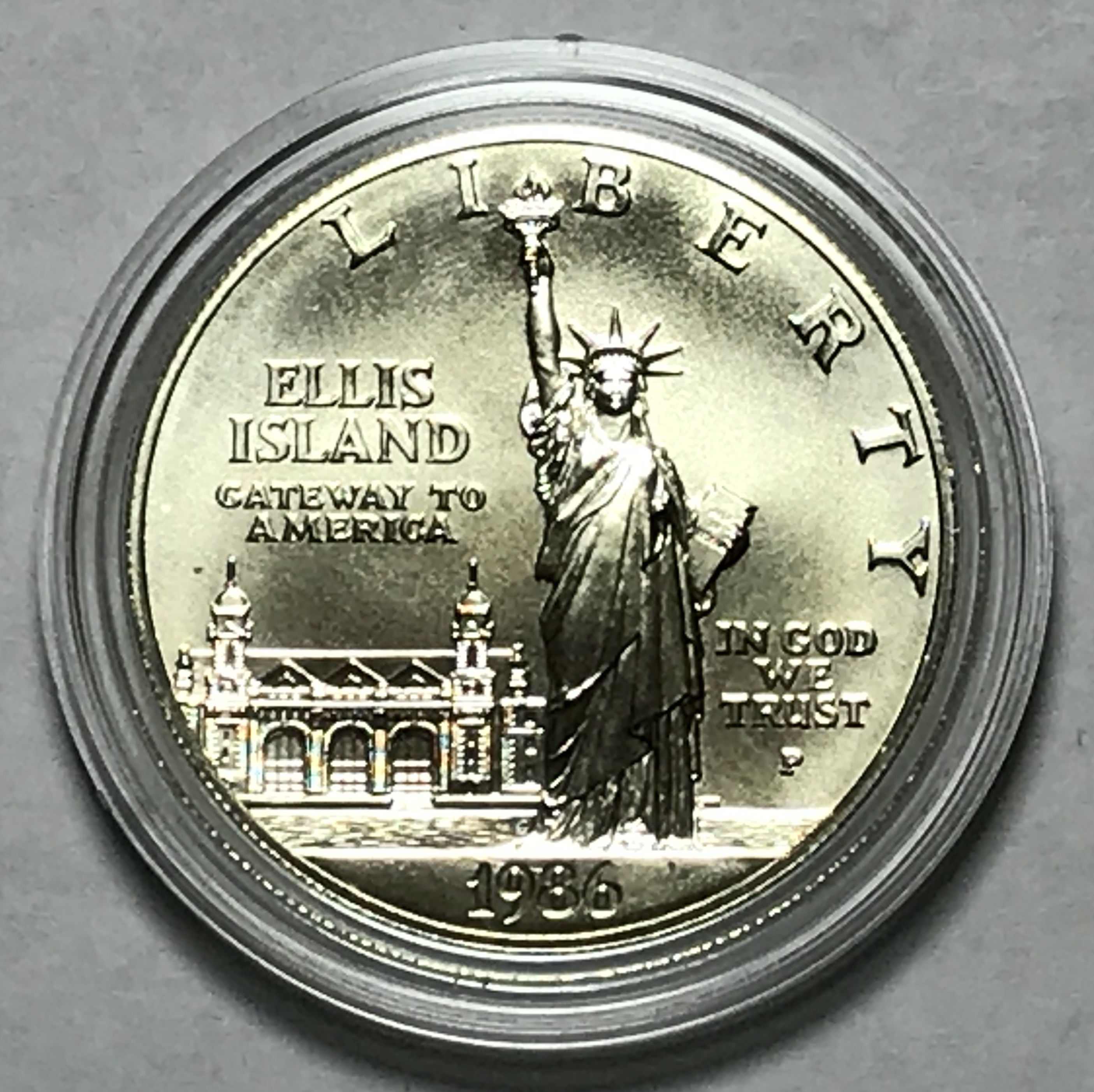 1986 P Statue Of Liberty Silver Dollar - Gem BU Uncirculated, Philadelphia Mint