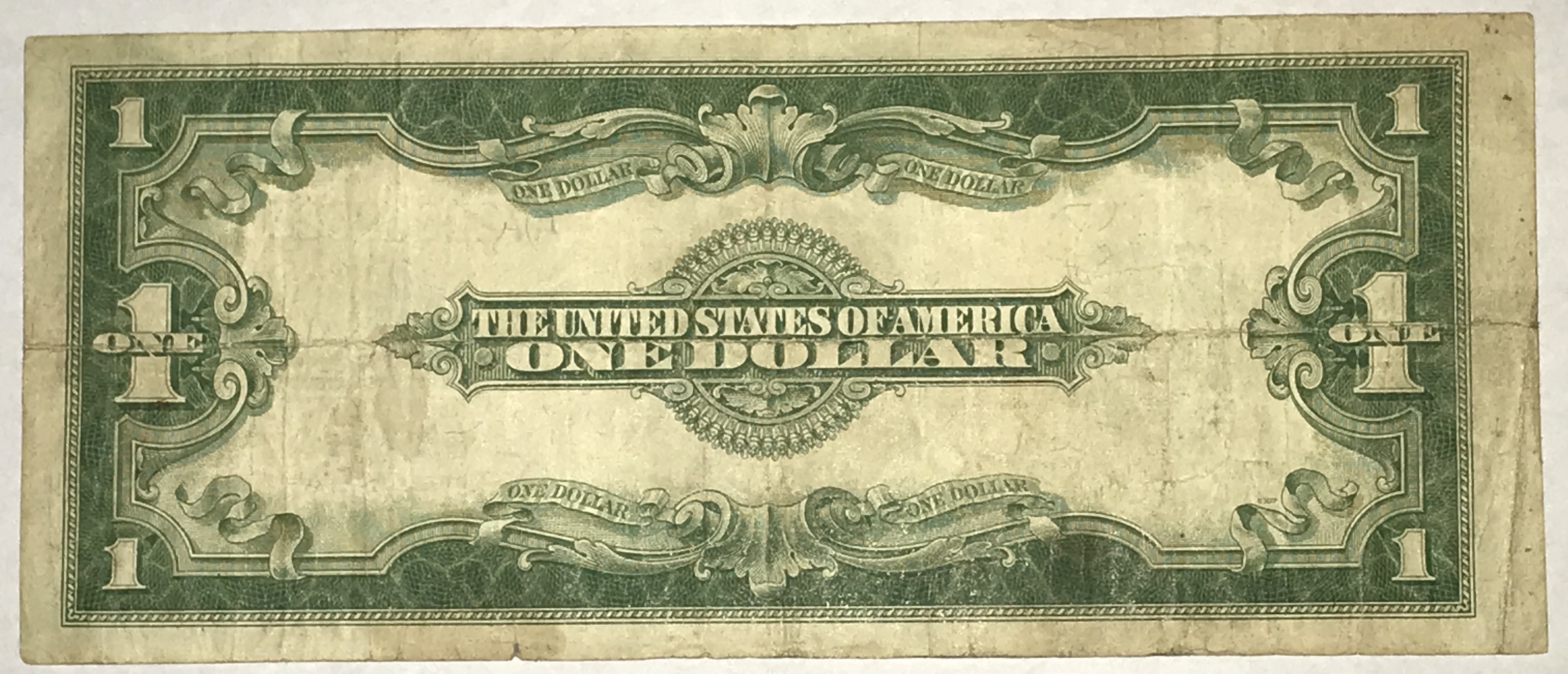 1923 Large Size Silver Certificate Saddle Blanket Note Property Room