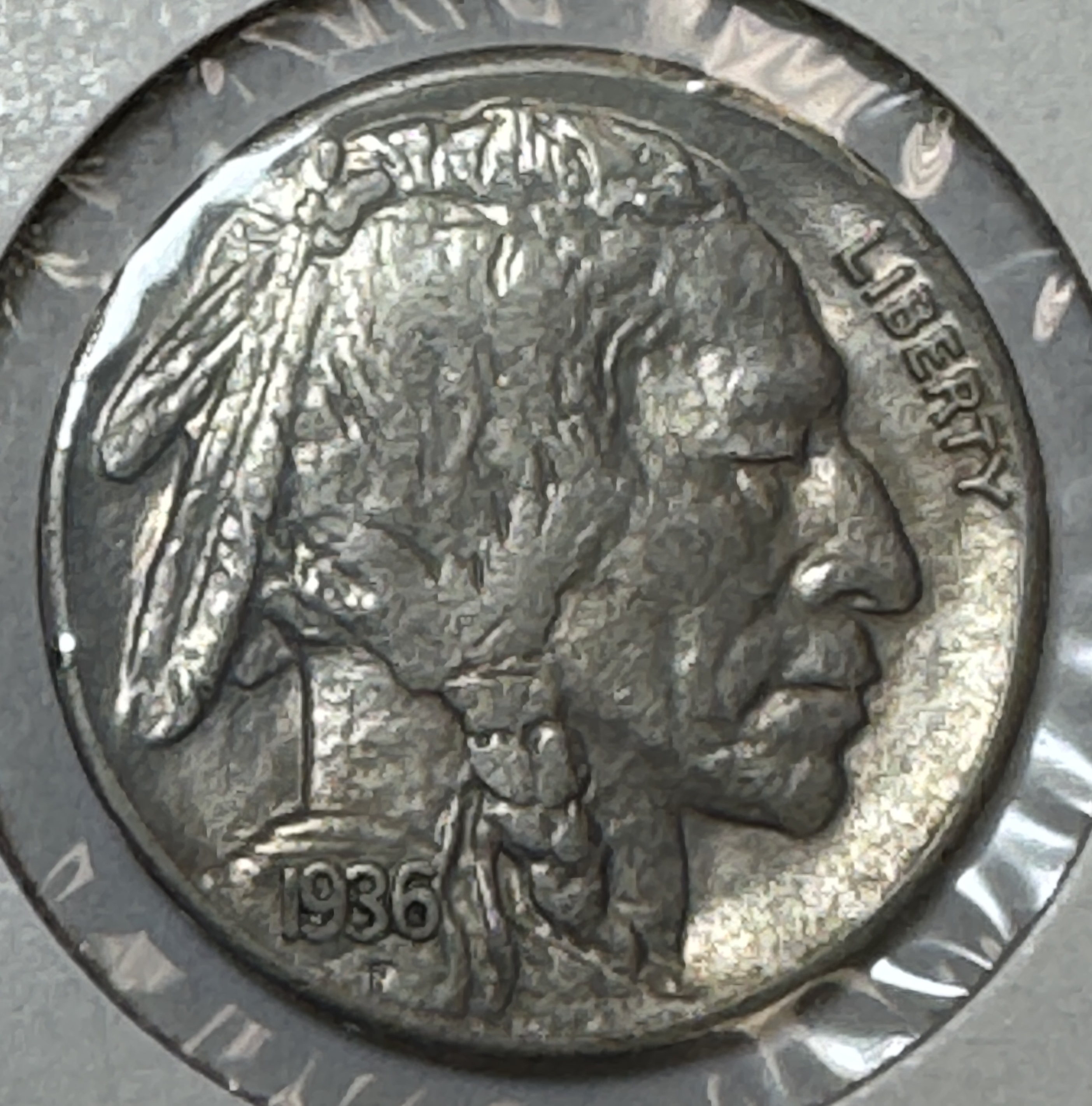 1936-S Buffalo Nickel - San Francisco Minted w/Full Horn | Property Room
