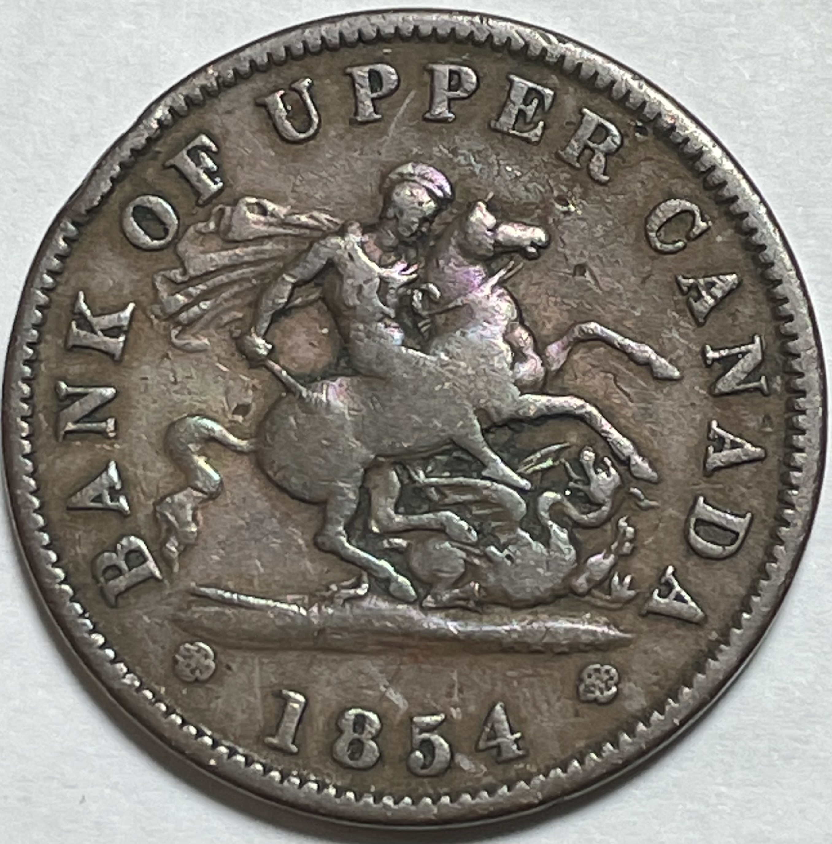 1854 Bank of Upper Canada One Penny Bank Token | Property Room