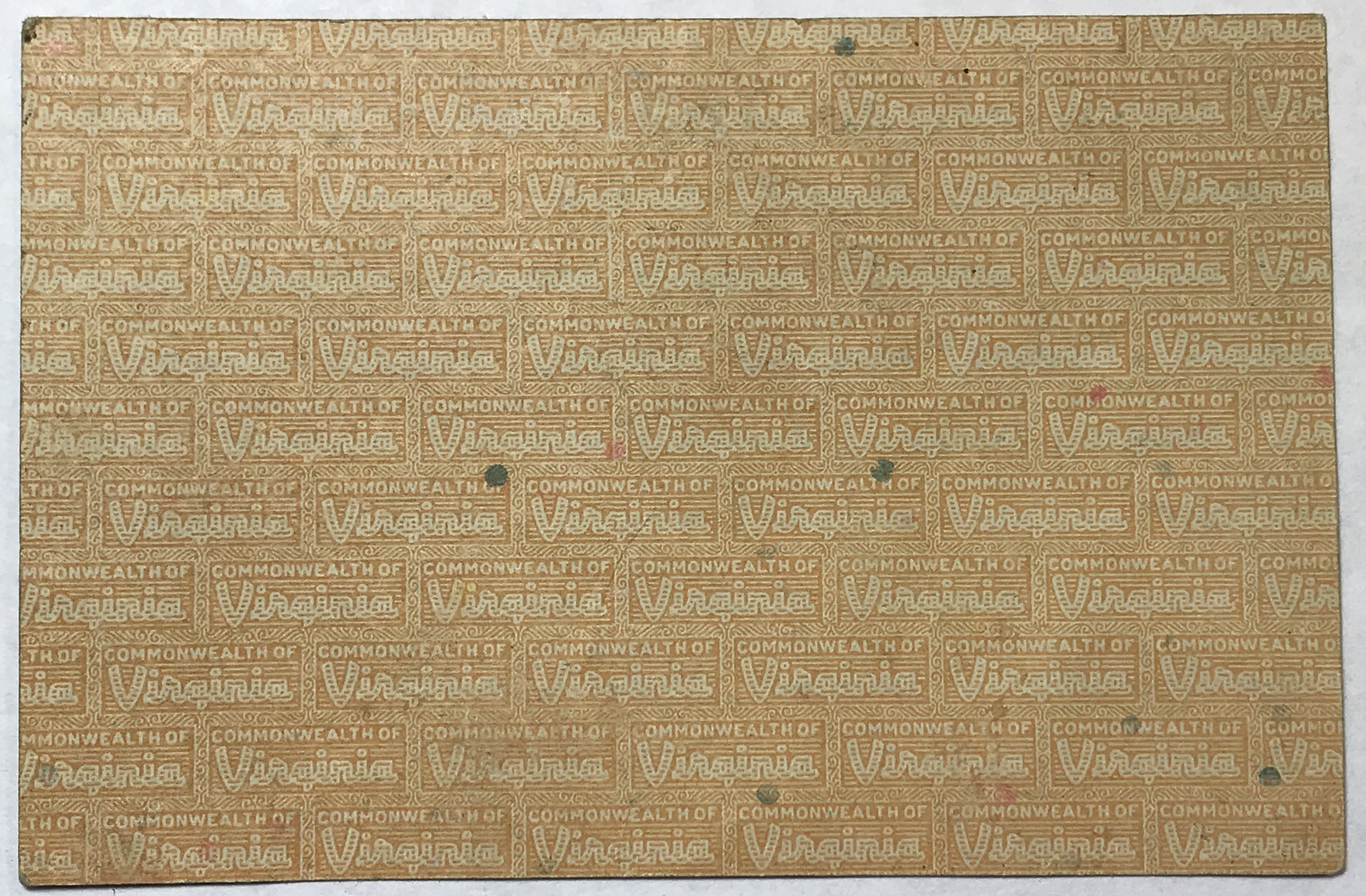 Vintage Special Naval Sales Permit Virginia Alcoholic Beverage