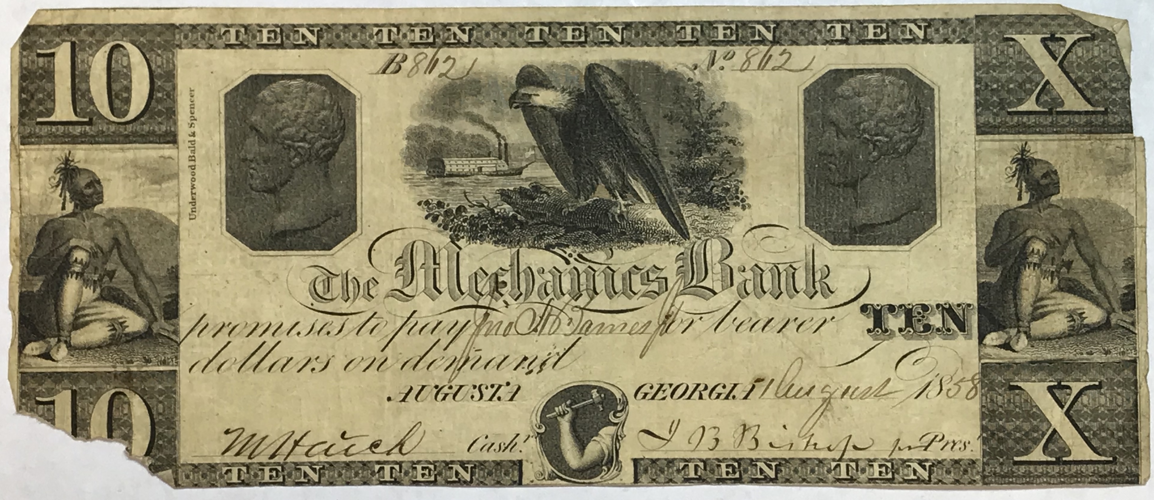 75 Dollars In 1858 - kdfmxem