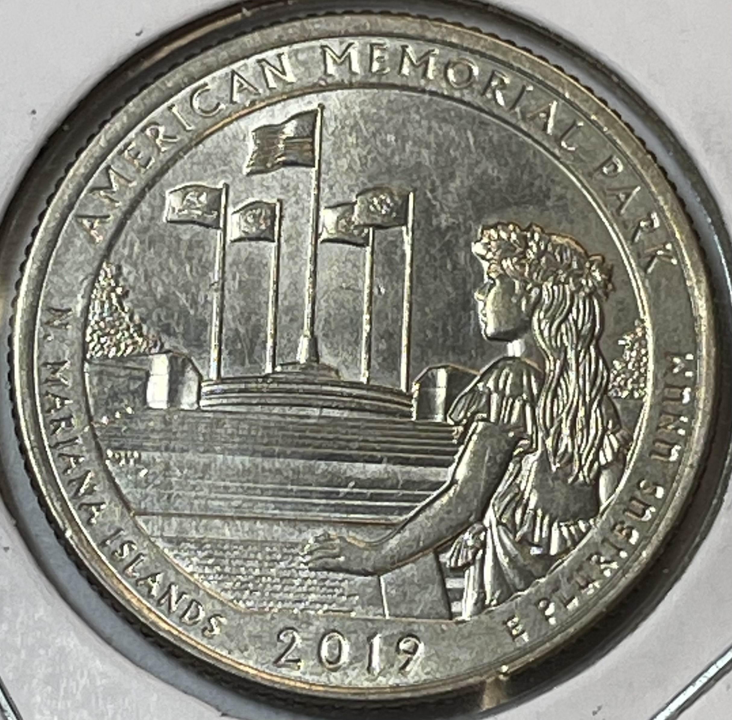 RARE 2019W American Memorial Park West Point Minted Quarter Property