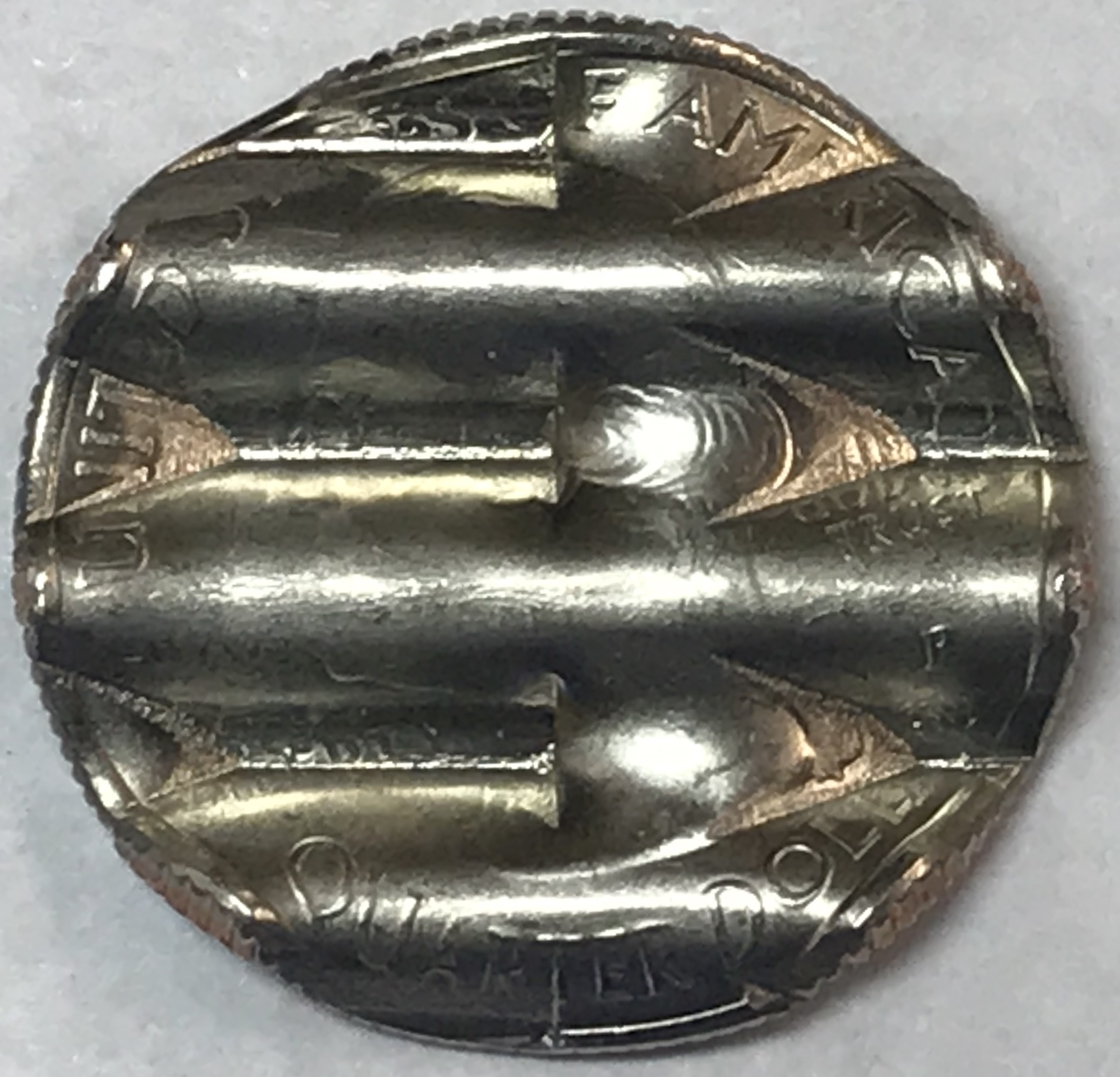 MINT ERROR 2013P Mount Rushmore US Mint Waffle Coin Quarter Error