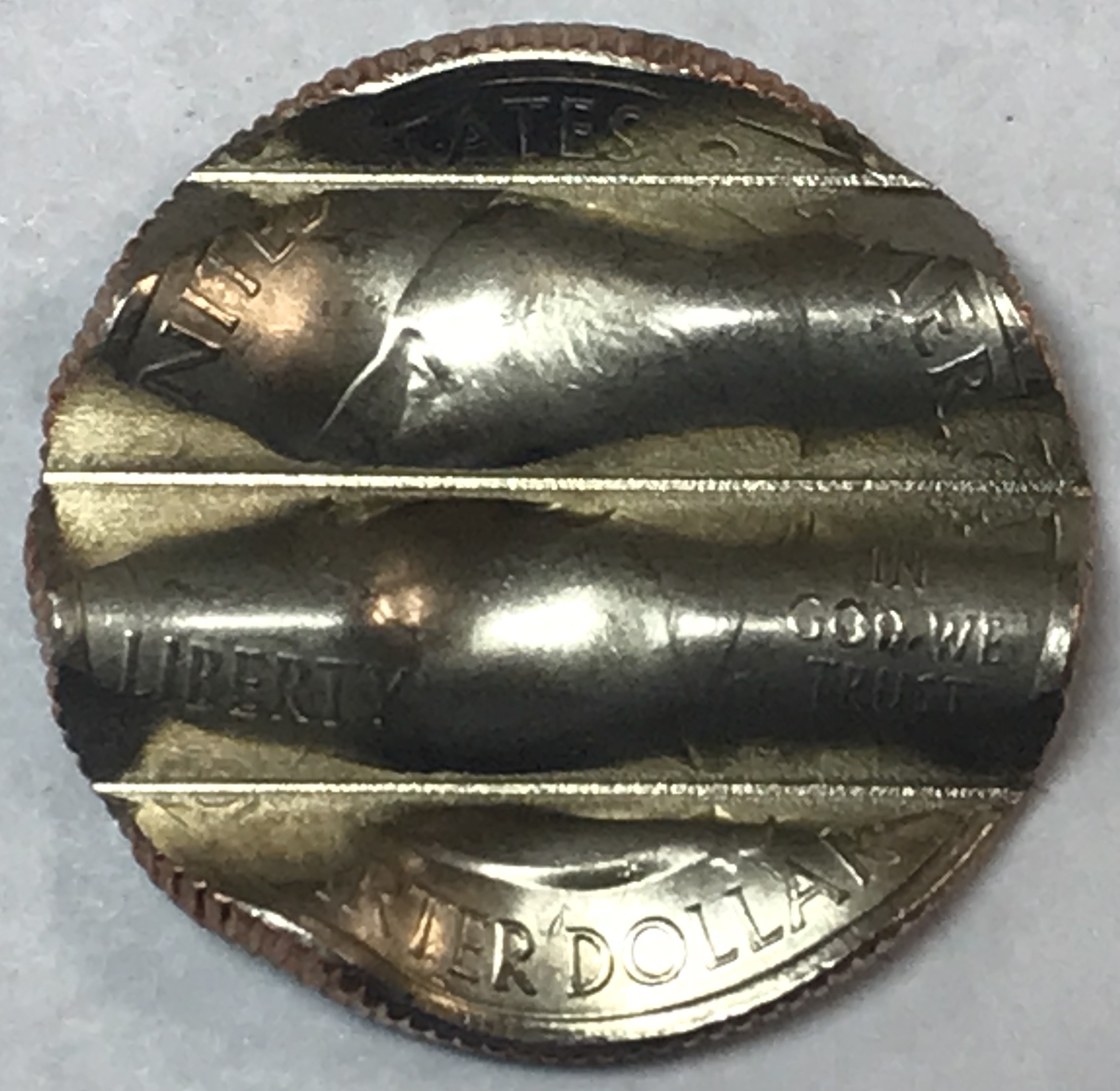 MINT ERROR 2016 Cumberland Gap US Mint Waffle Coin Quarter Error