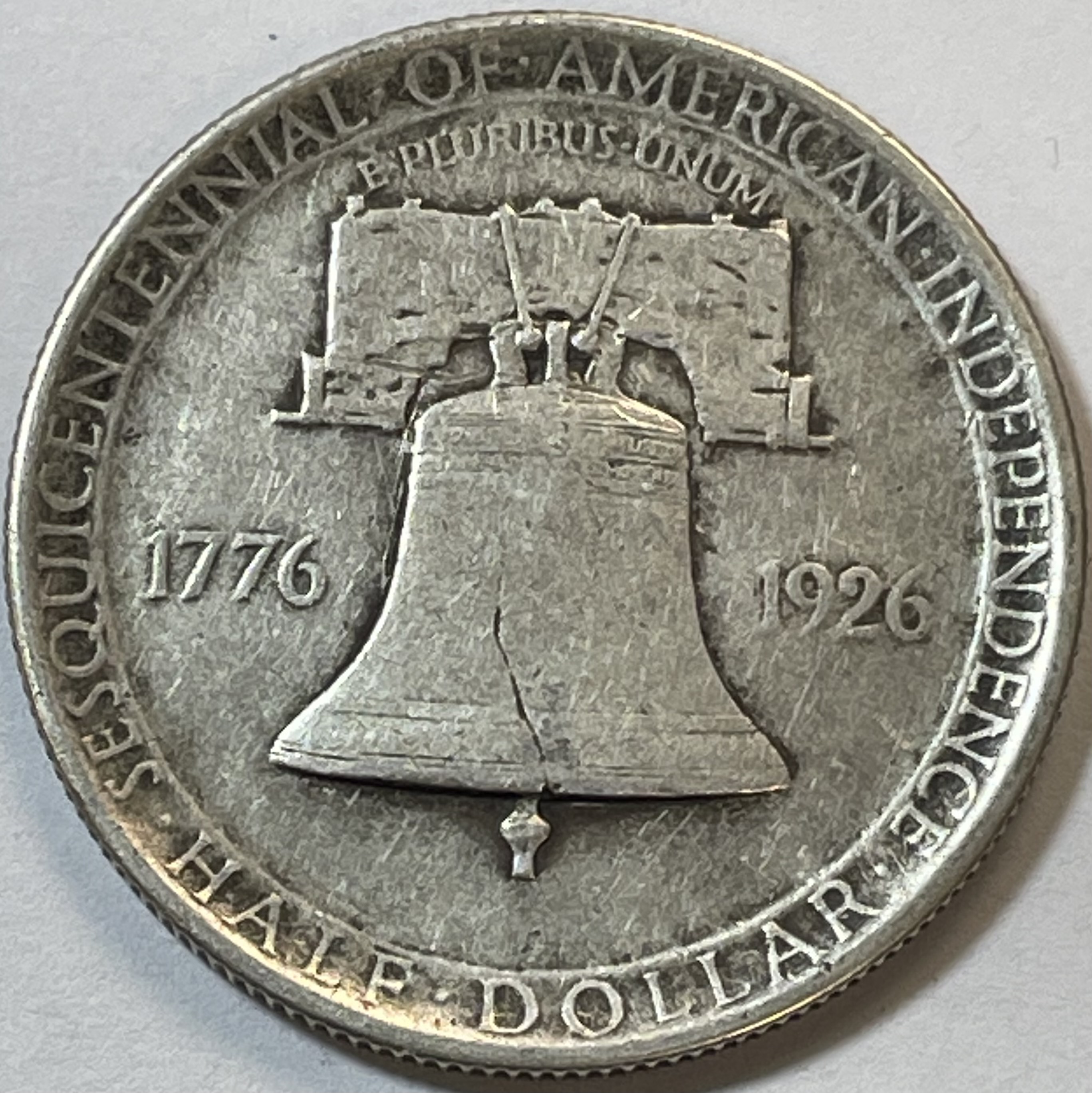 1926 American Independence Sesquicentennial Commemorative Silver Half ...