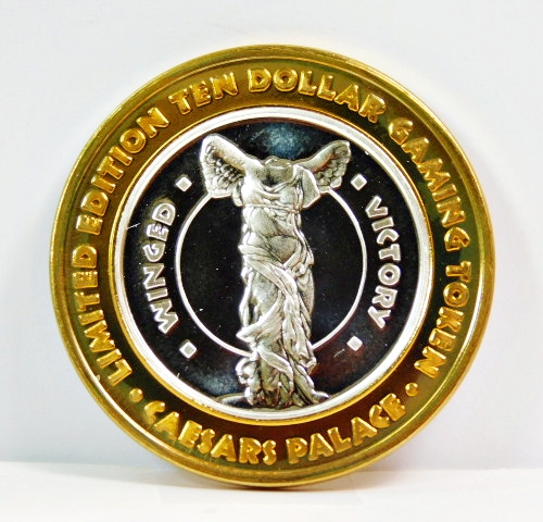 VINTAGE - RARE - Silver Strike - .999 Fine Silver - 1966 CAESARS