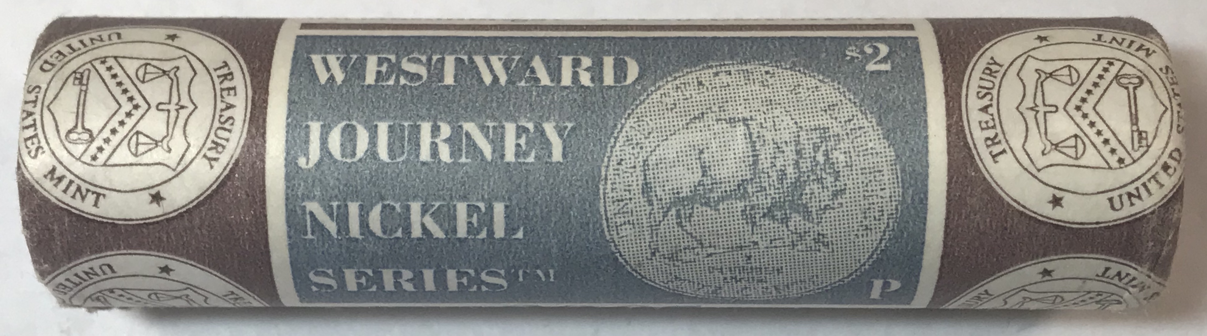 2005P Roll of Buffalo Nickel U.S. Mint Sealed and Rolled Westward