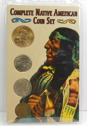 Complete Native American Coin Set 2000 d Sacagawea Dollar 2004 P 