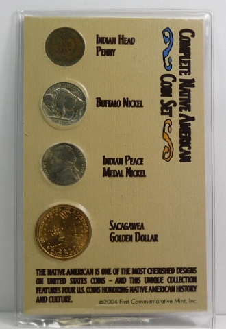 Complete Native American Coin Set 2000 d Sacagawea Dollar 2004 P 