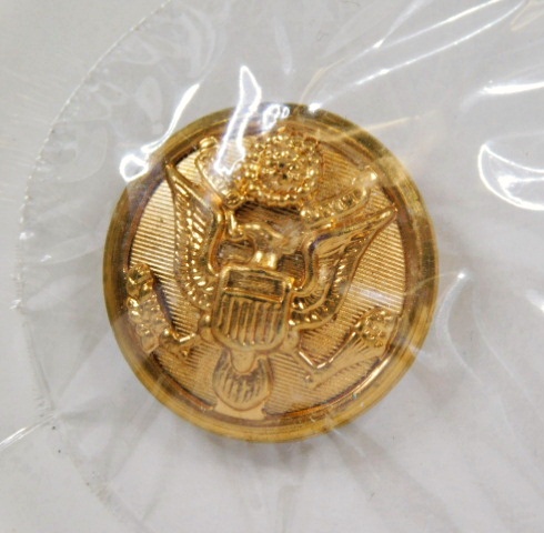Army Uniform Button and Stamp Commemorating George S. Patton, Jr ...
