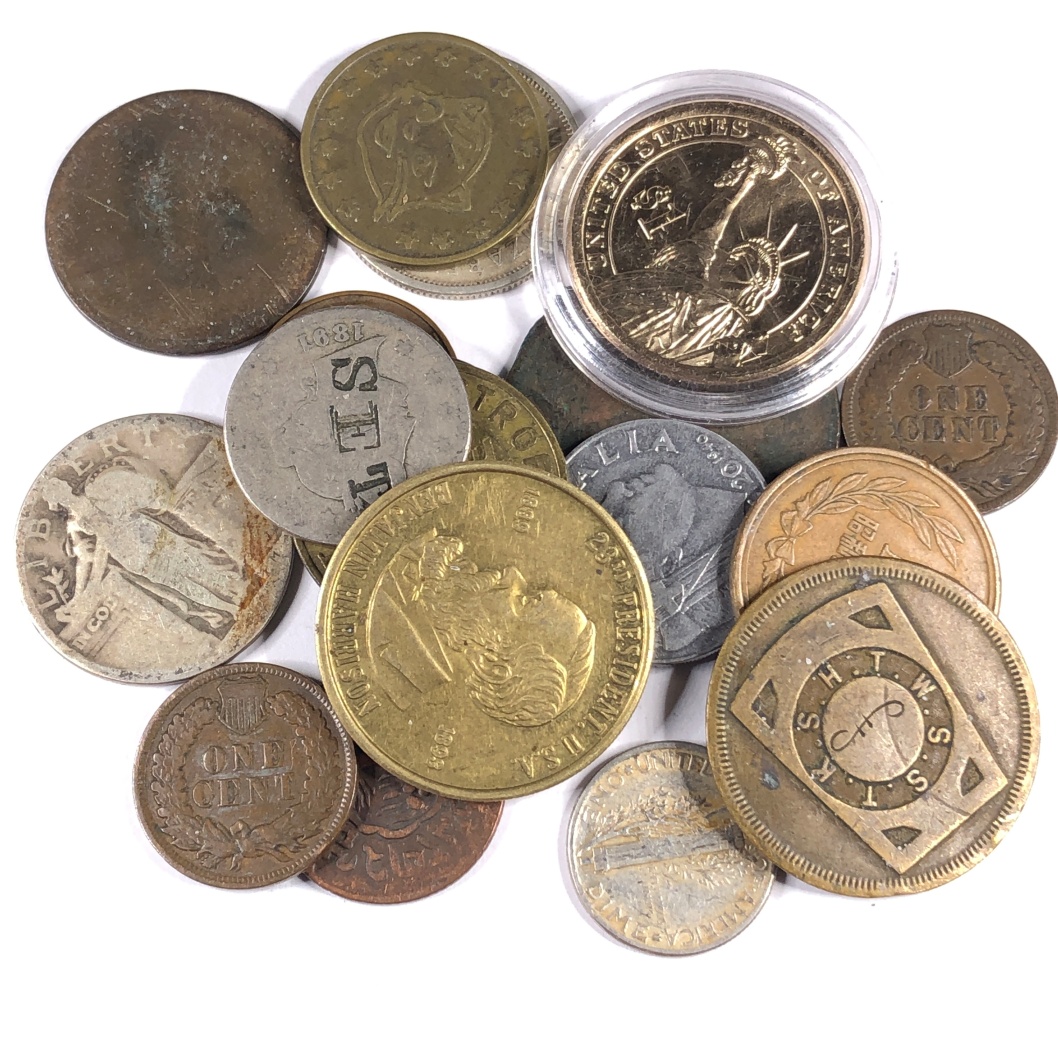 Clear Off The Desk Mystery Lot*At Least Three (3) Coins are silver ...